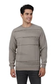 Erkek Sıfır Yaka Sweatshirt BGL-ST04863 thumbnail 4