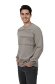Erkek Sıfır Yaka Sweatshirt BGL-ST04863 thumbnail 6