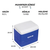IGLOO EliteCore Buzluk 8.2 Litre-MAVİ thumbnail 7