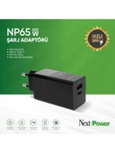 NextPower NP65W Hızlı Şarj Adaptörü thumbnail 1