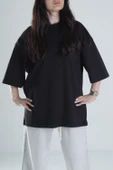 Oversize Siyah T-Shirt COC1315 thumbnail 1