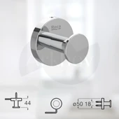 Roca Compas 5'li Banyo Aksesuar Seti - Krom A817560001 thumbnail 3