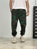 Erkek Mailbox Desenli Jogger COC2395 thumbnail 2
