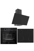 Ferre STEAM PLUS SERİSİ 3LÜ CAM ANKASTRE SET (QEP64CS-MS261-D077) thumbnail 1