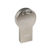 Faster 64 Gb Metal USB Flash Bellek thumbnail 3