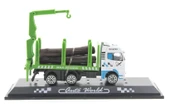 Die Cast Mini Yeşil Kütük Kamyonu thumbnail 3