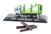 Die Cast Mini Yeşil Kütük Kamyonu thumbnail 4