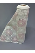 PVC KÜPÜR DANTEL RAF VE DOLAP ÖRTÜSÜ RUNNER  (PEMBE) thumbnail 4