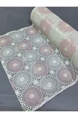 PVC KÜPÜR DANTEL RAF VE DOLAP ÖRTÜSÜ RUNNER  (PEMBE) thumbnail 2