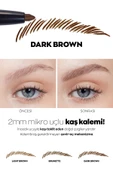 Micro Fine 2mm Uçlu Çevir Aç Kaş Kalemi Dark Brown thumbnail 2