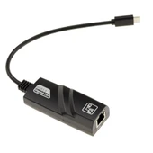 Type c ethernet adaptörü 10/100 Mbps usb C 3.0 RJ45 ethernet lan adaptörü thumbnail 2