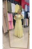 Sarı Astarlı Boydan Elbise thumbnail 2