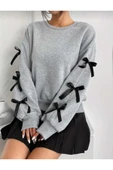 blackbonds unisex siyah sweatshirt oversize thumbnail 7