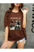 KOZİA OUTDOORS August Baskılı Oversize Tişört Basic Günlük Stil thumbnail 2