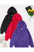 blackbonds 3'lü Avantaj Set Kapüşonlu Sweatshirt thumbnail 5