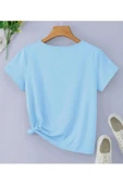 KOZİA OUTDOORS Pamuklu Oversize Basic V Yaka Unisex Tişört thumbnail 4