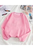 blackbonds unisex siyah sweatshirt oversize thumbnail 2