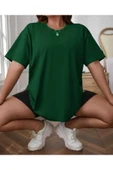 KOZİA OUTDOORS Pamuklu Oversize Basic Unisex Tişört thumbnail 3
