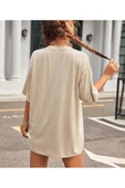 KOZİA OUTDOORS Pamuklu Oversize Basic Unisex Tişört thumbnail 2