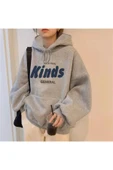 blackbonds Kinds Baskılı Gri Sweatshirt thumbnail 2