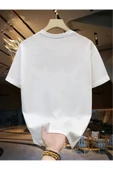Elfa Tekstil Unisex Bisiklet Yaka Oversize Tshirt thumbnail 2