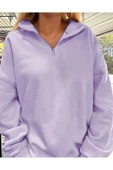 blackbonds unisex siyah sweatshirt oversize thumbnail 8