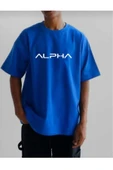 KOZİA OUTDOORS malkoçbey alpha baskılı oversize basic t-şhirt thumbnail 7