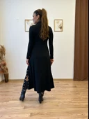 Çıtçıt Detaylı Uzun Triko Elbise thumbnail 3