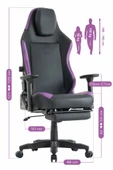 Fashcolle Globe Pro Purble Oyuncu Koltuğu thumbnail 5