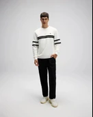 Ellesse EM618 Erkek Beyaz Sweat thumbnail 1