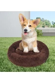 Pababo Pabtex Köpek Yatağı - Evcil Hayvan Uyku Yatağı – Pelüş Dokulu Kedi ve Köpek Yatağı thumbnail 2