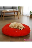 Pababo Pelüş Dokulu Kedi Köpek Yatağı 80 cm – Konforlu ve Dayanıklı thumbnail 1