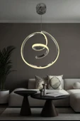 Helezon Modern Tekli Sarkıt Led Avize Antre thumbnail 8