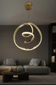 Helezon Modern Tekli Sarkıt Led Avize Antre thumbnail 2