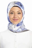 Twill İpek Eşarp -(Nostalji Twill)-8144D thumbnail 4