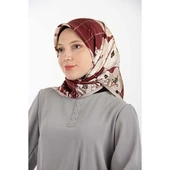 Twill İpek Eşarp -(Nostalji Twill)-8144D thumbnail 9