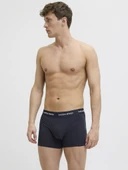 Jack Jones Mıles Solıd 3 Lü Paket Erkek Boxer 12281994 thumbnail 6