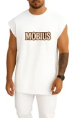 Oversize Mobius Yabancı Dizi Göğüs Baskılı Atlet thumbnail 5