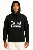 Kapüşonlu The Codefather - Bilgisayar Programcısı Göğüs Baskılı Unisex Sweatshirt thumbnail 9