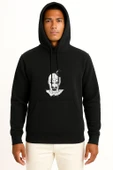 Kapüşonlu Terrifier Göğüs Baskılı Unisex Sweatshirt thumbnail 9