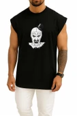 Oversize Terrifier Göğüs Baskılı Atlet thumbnail 9