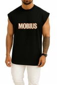 Oversize Mobius Yabancı Dizi Göğüs Baskılı Atlet thumbnail 9