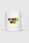 Super Gay Baskılı Kupa Bardak thumbnail 1