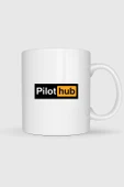 Pilothub - Pilot Baskılı Kupa Bardak thumbnail 1