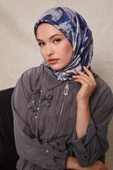 Desenli Twill İpek Eşarp-0918 thumbnail 7