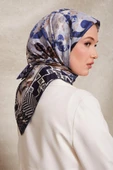 Desenli Twill İpek Eşarp-0918 thumbnail 5