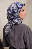 Desenli Twill İpek Eşarp-0918 thumbnail 8