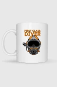 First Class Diver Baskılı Kupa Bardak thumbnail 2