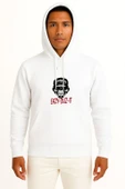 Kapüşonlu Eazy Duz İt Eazy E Göğüs Baskılı Unisex Sweatshirt thumbnail 1