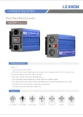 Lexron 1000W 12V Tam Sinüs Inverter thumbnail 25